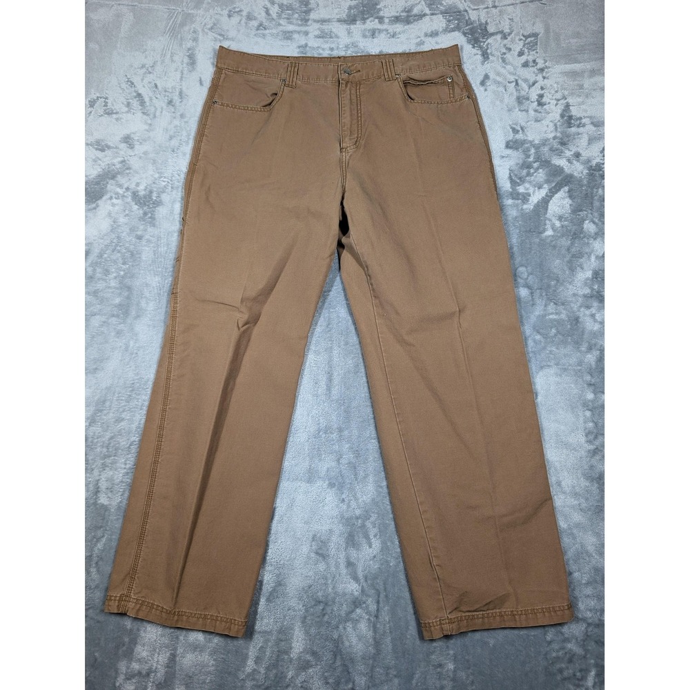 Harley-Davidson Pants Mens 38x32 Brown Carpenter Relaxed Fit Heavy Duty Workwear